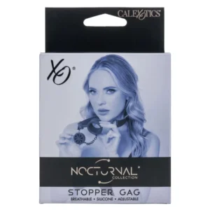 Calexotics Stopper Gag — Silicone Ball Gag with Adjustable Strap