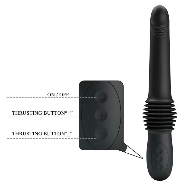 PRETTY LOVE - Pazuzu Thrusting USB Black Silicone - Image 2