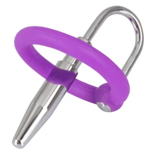 Penisplug Penis Plug + Silicone Glans Ring — Urethral Dilator with Ring