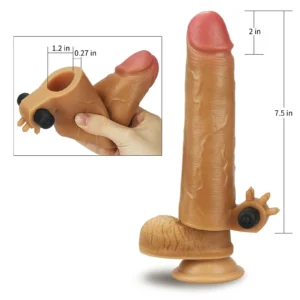 Lovetoy Add 2" Vibrating Silicone Sleeve Extender