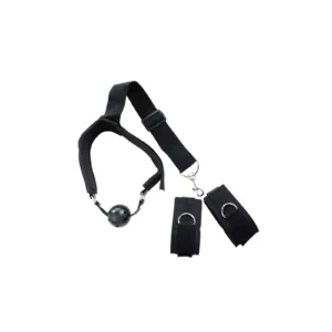 Fantasy breathable ball gag with adjustable straps