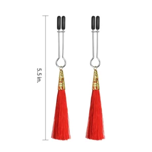 Lovetoy Glamor Tassel — Adjustable Nipple Clamps with Tassels