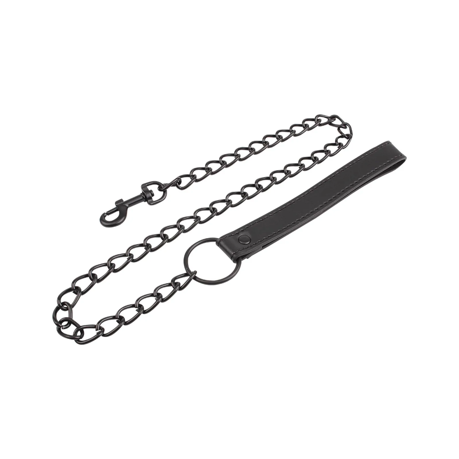 Fierce Euphoria Fetish Connector Lead — BDSM Leash in PU and Metal