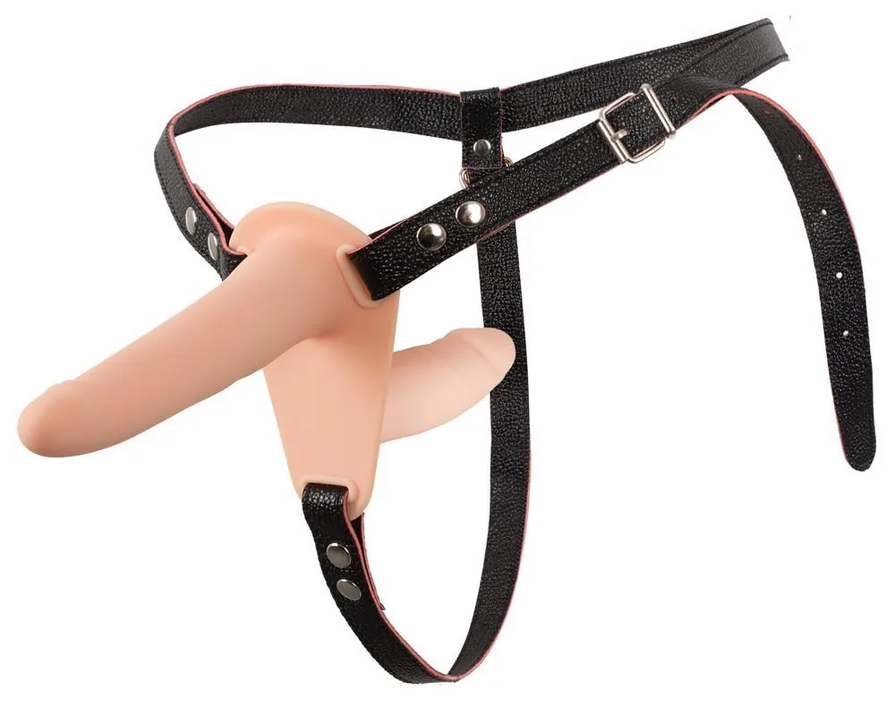 Vibrating Double Strap-On - Image 3