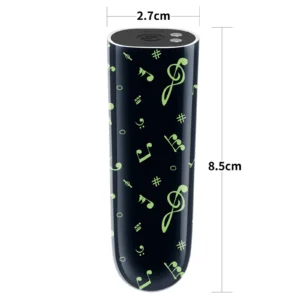 Lovetoy Rechargeable Glow-in-the-dark Music Massager - Rechargeable Mini Vibrator