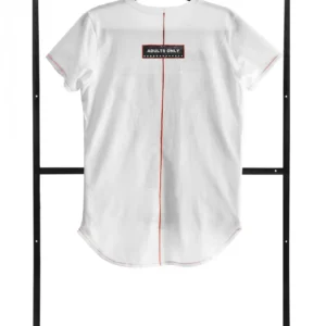 Demoniq Adults Only Fashion Men's White T-Shirt, Size S