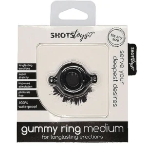 Gummy Ring - Medium - Black