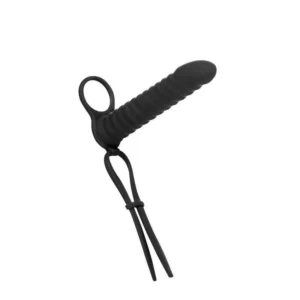 Lola Games Rori Black — Double Penetration Strap-On with Vibration