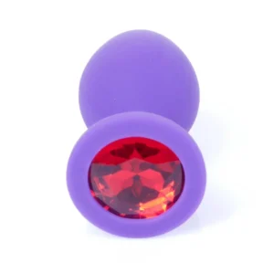 MyLove Toys Jewellery Purple — Medium-Sized Silicone Anal Plug
