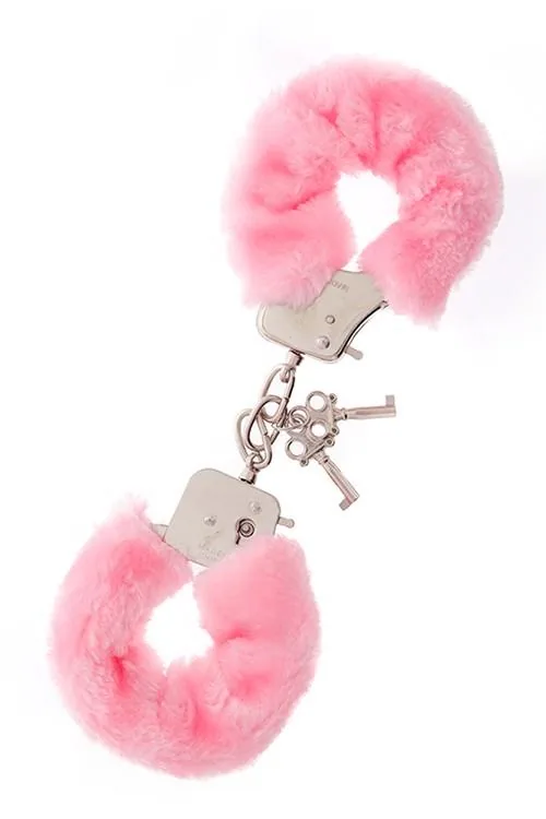 Dream Toys Handcuffs with Pink Plush Trim