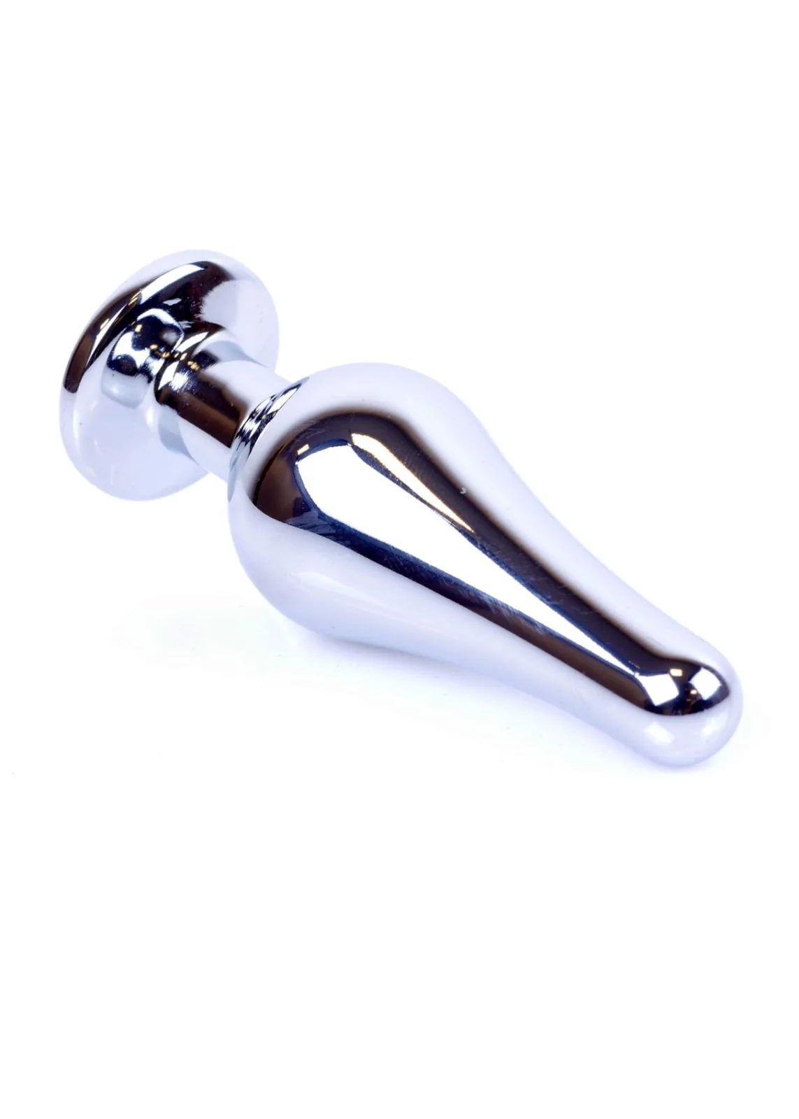 Plug-Jewellery Silver Butt Plug - Red - Image 2