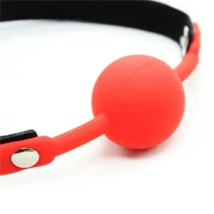 Toyz4Lovers Ball Gag with Padlock, Red