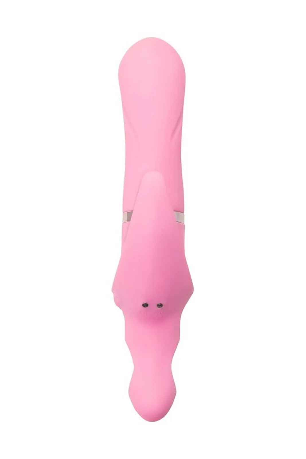 JOS TwistMe — Rabbit Vibrator with Rotating Clitoral Stimulation, Pink, 19.5 cm