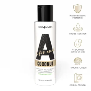 Lube4lovers A Is for Anal Coconut — Anal Lubricant, 120 ml