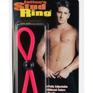 CalExotics Julian's Stud Multicolor — Adjustable Latex Erection Ring
