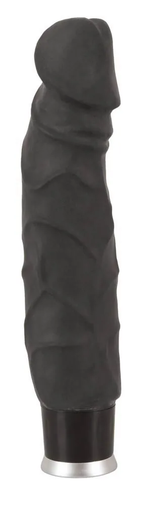 Nature Skin Big Vibe Black — Realistic Flexible Vibrator