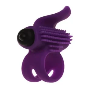 Vibrating Ring - Bullet Lastic Ring. Function: 1. Medical Silicone. Violet