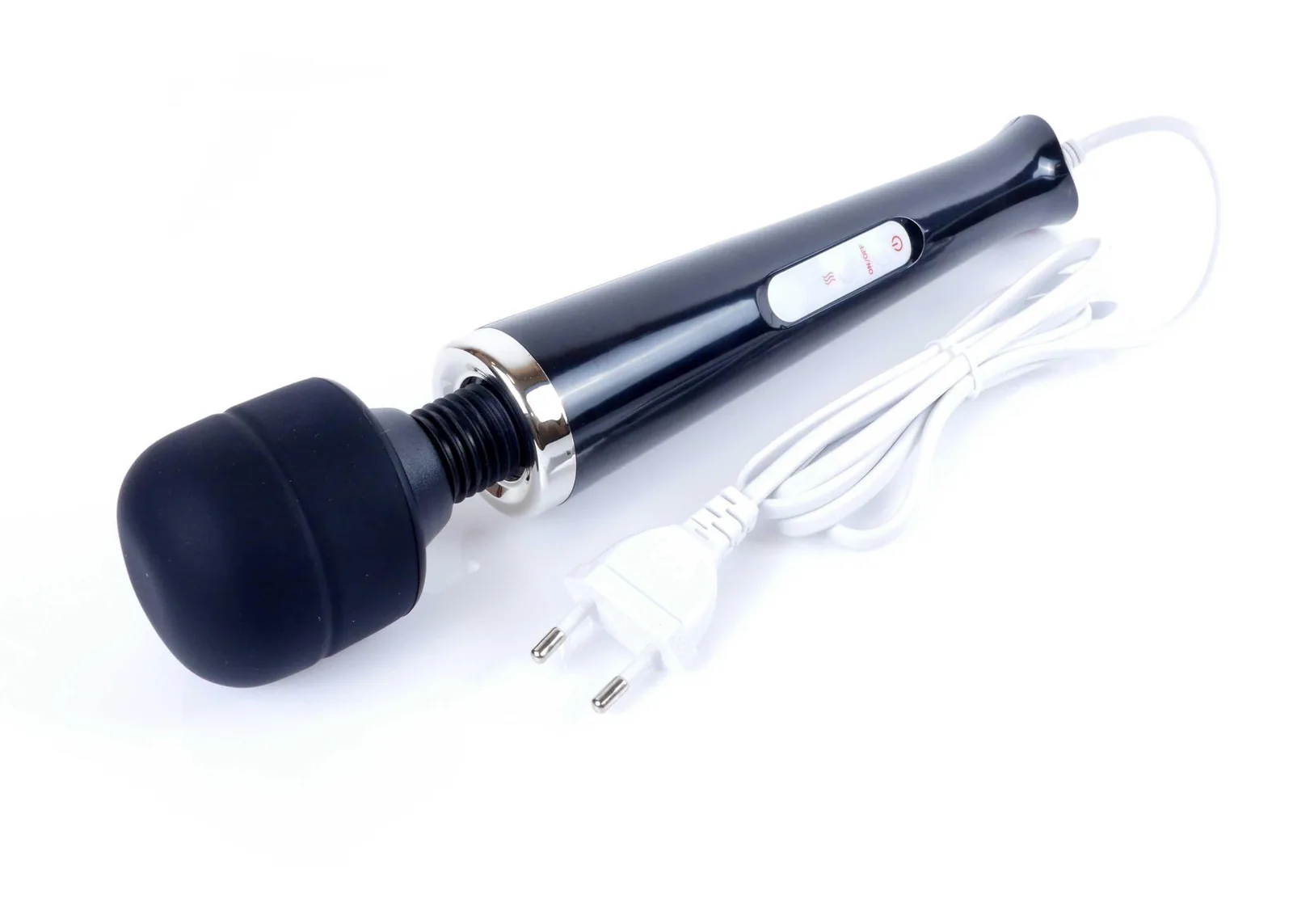 Stimulator - Magic Massager Wand with Cable 110-240V, Black, 10 Functions - Image 3