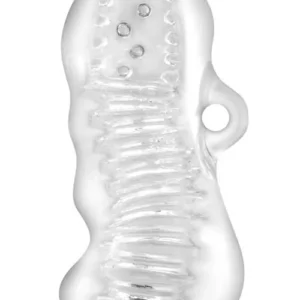 Blush M for Men Hand Tool Clear — Clear Manual Masturbator