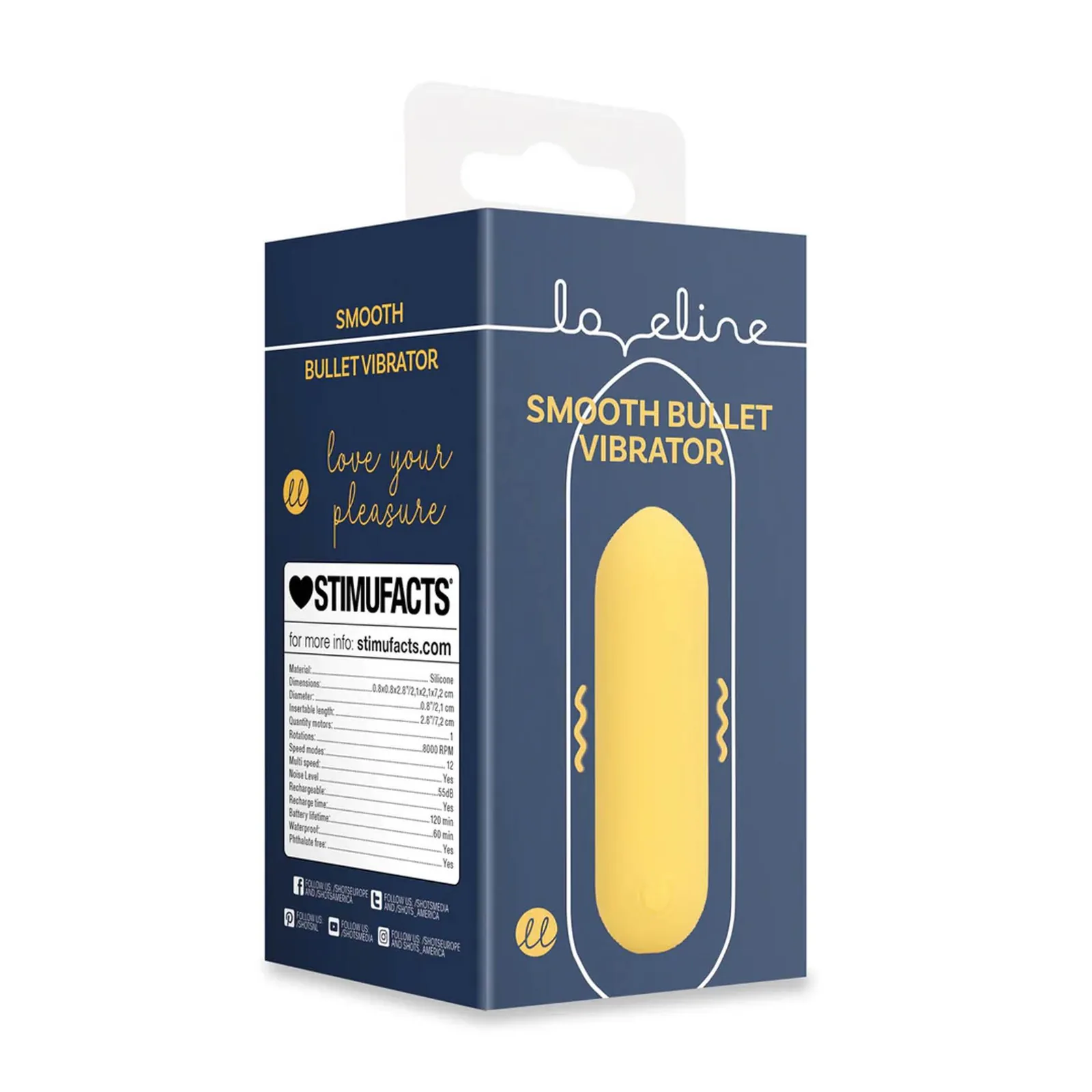 Smooth Bullet Vibrator - Sunpac Yellow - Image 2