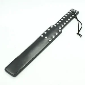 Toyz4Lovers Flogger-Paddle — Black Leather Flogger Paddle