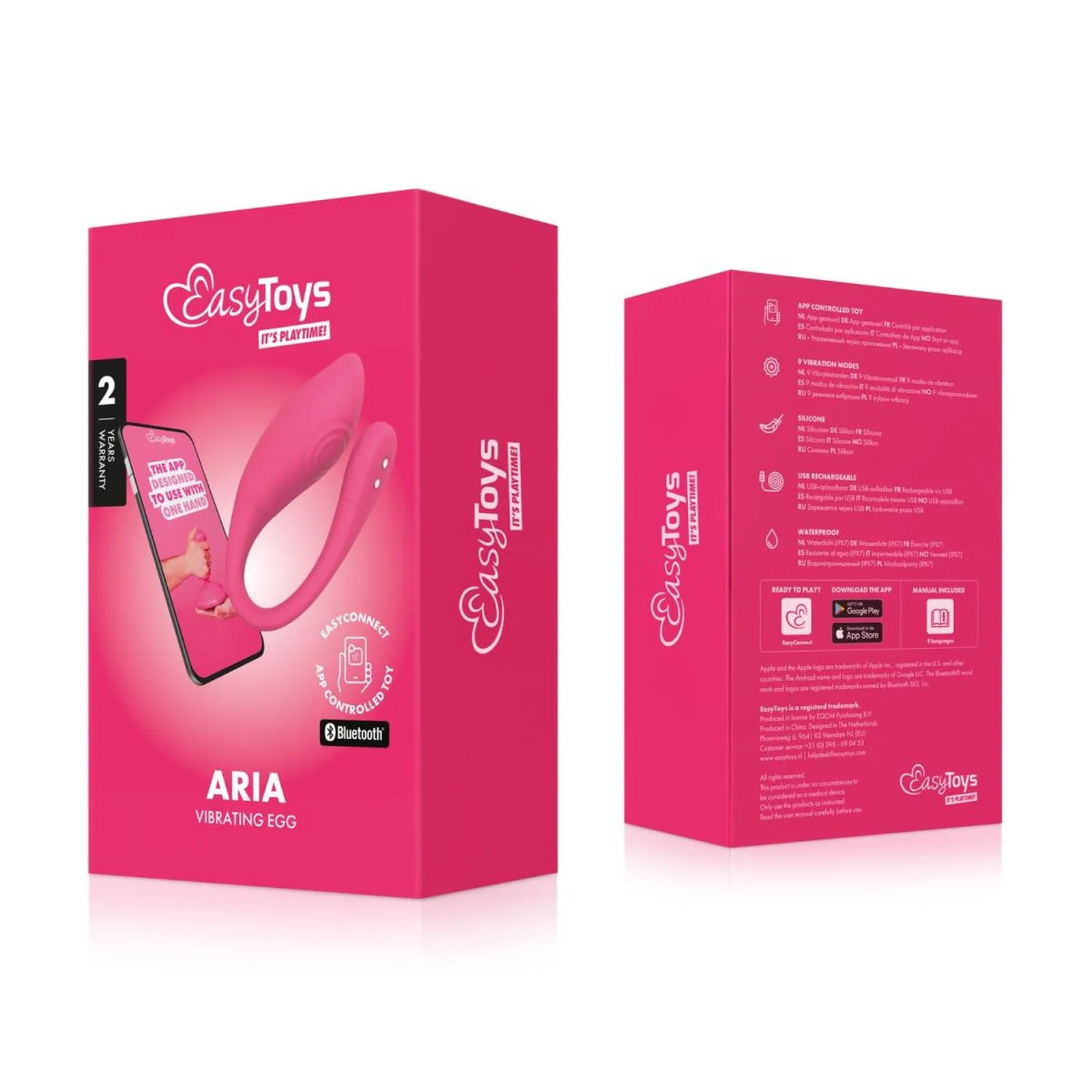 EasyConnect Aria — App-Controlled Vibrating Egg