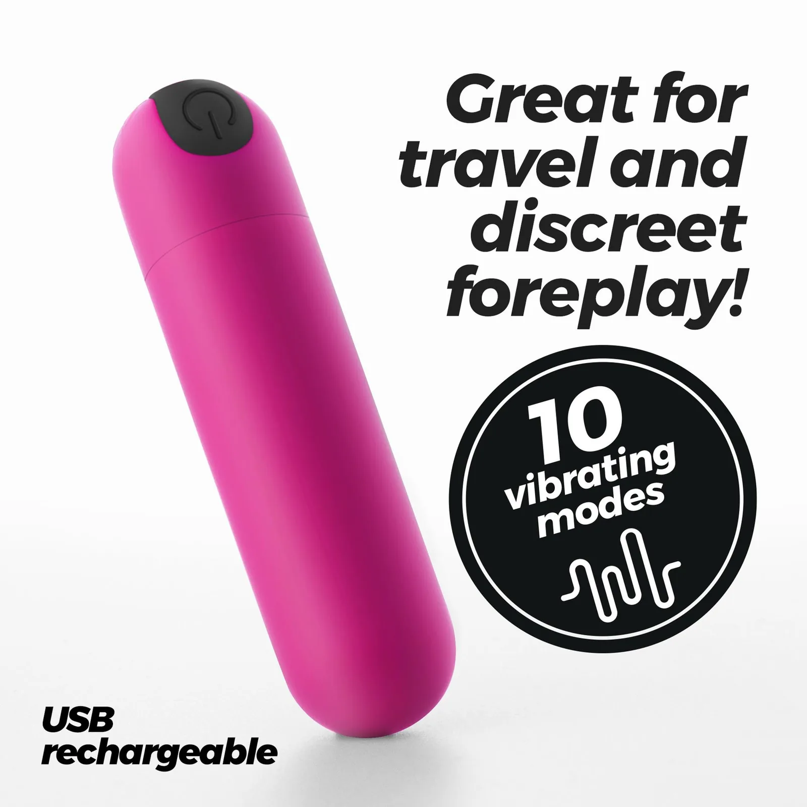 Crushious iMoan Rechargeable Vibrating Bullet Pink - Image 2