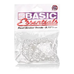 Pearl Stroker Beads Large Transparent
