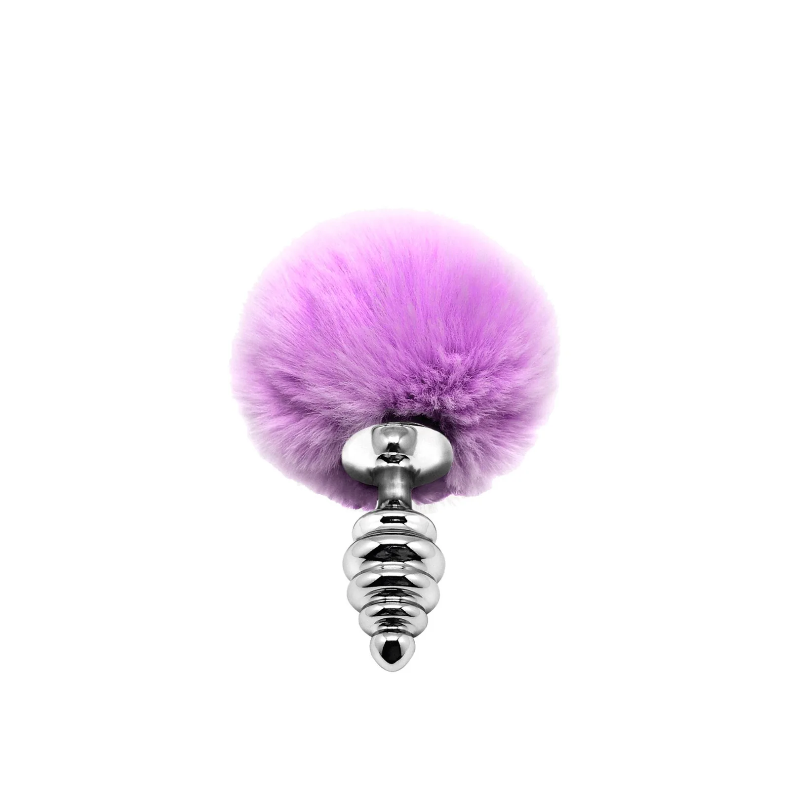 Alive Metal Fluffy Twisted Anal Plug S with Tail