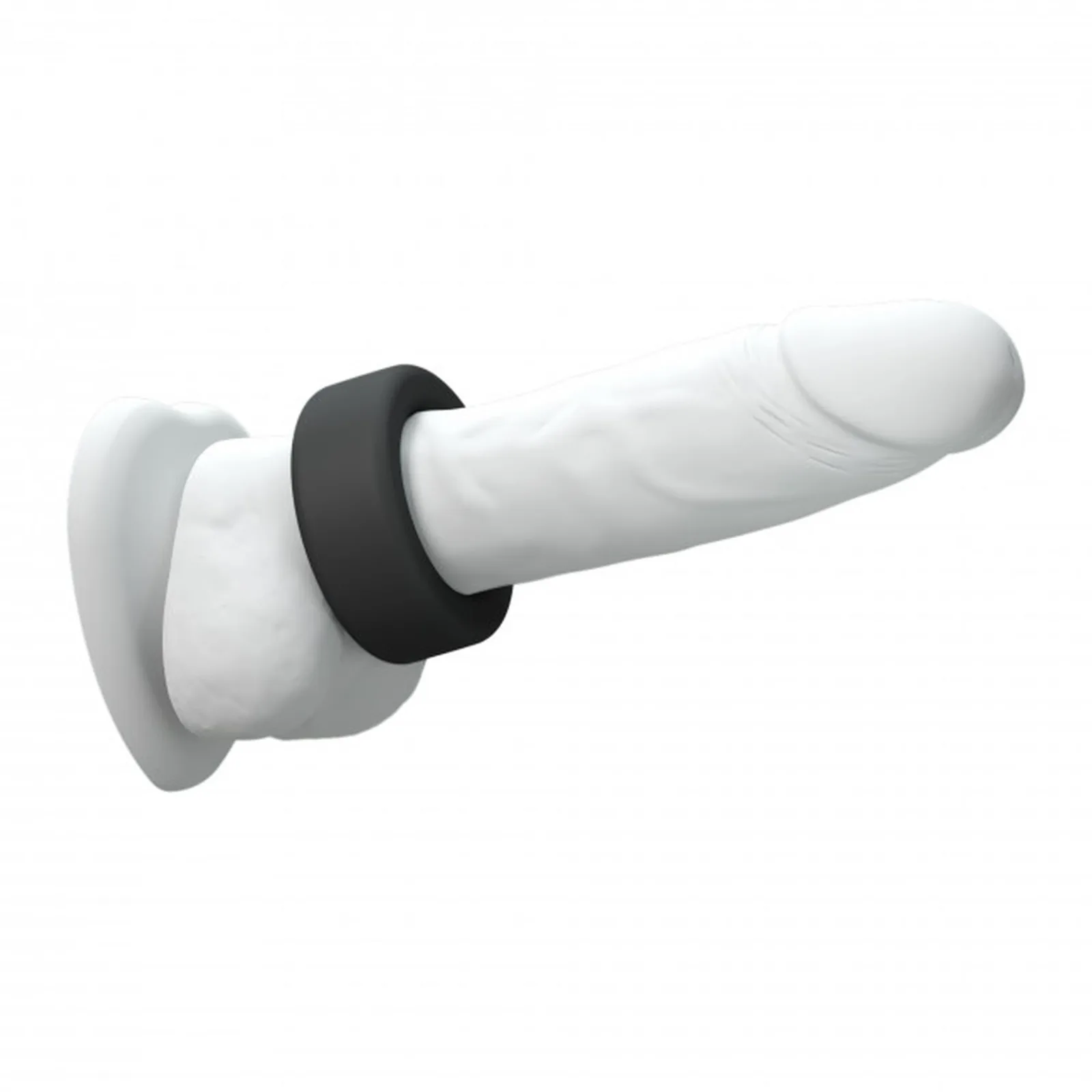 Love to Love Cool Ring Black Onyx - Soft Silicone Erection Ring