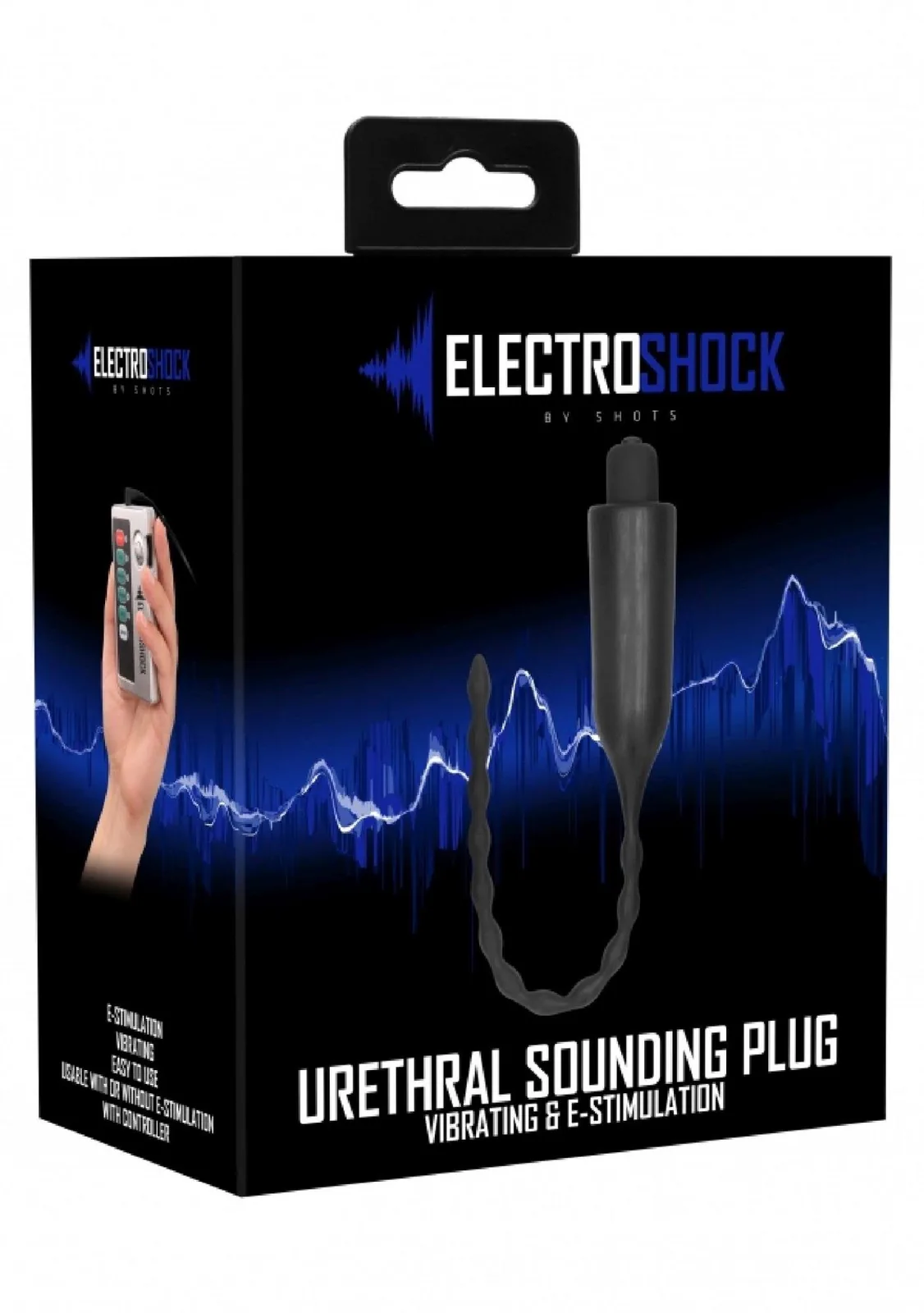E-Stimulation Vibrating Urethral Sounding Plug - Black - Image 3