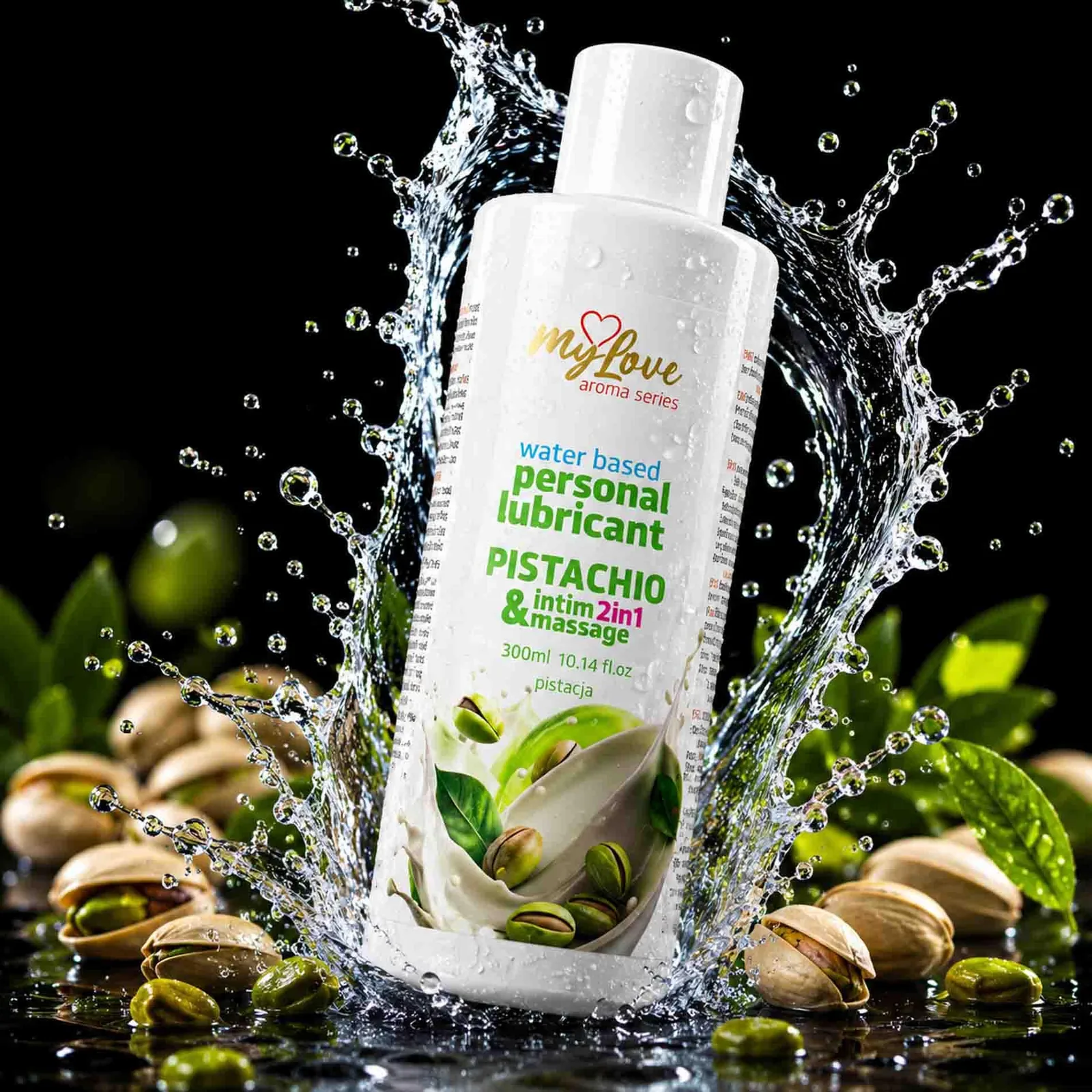 MyLove Aroma Series Intimate & Massage 2-in-1 Pistachio 300ml - Image 2
