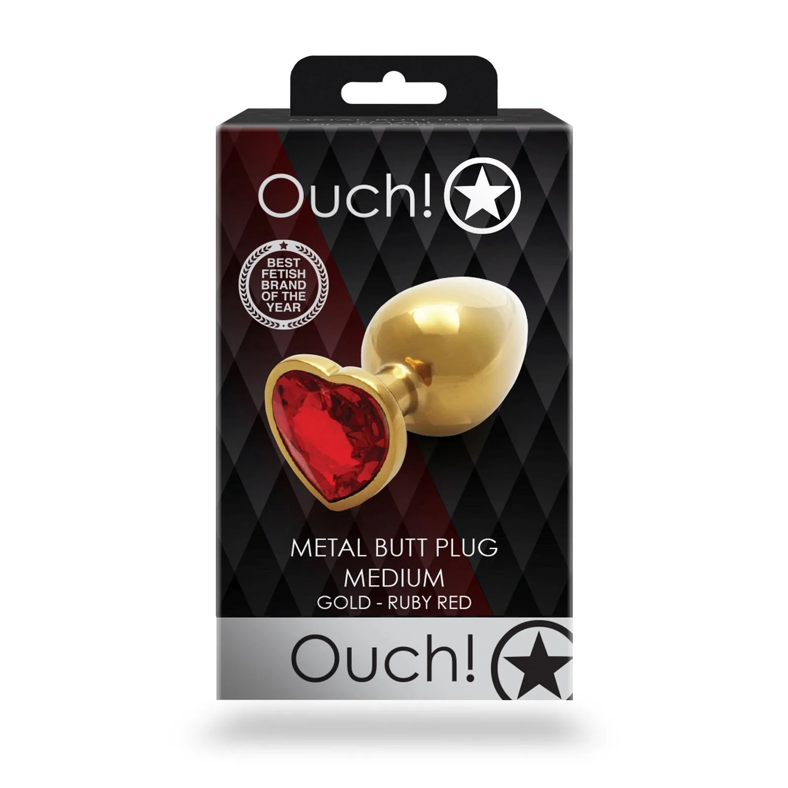 Heart Gem Butt Plug - Medium - Image 2