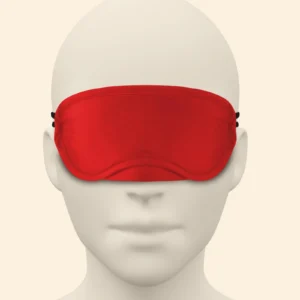 Crushious Satin Blindfold — Red Satin Eye Mask