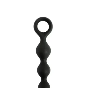 Fantasy Black — Silicone Anal Beads