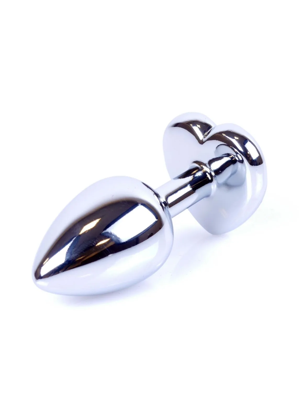 Plug-Jewellery Silver Heart PLUG- Dark Blue - Image 2