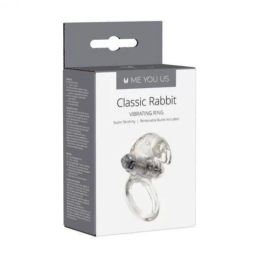 Ring- Me You Us Classic Rabbit Cock Ring Transparent - Image 2