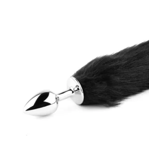 Plug-Fox Tail- Black XL