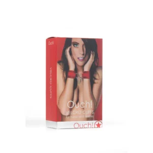 Ouch! Velcro Cuffs Red — Soft Velcro Cuffs