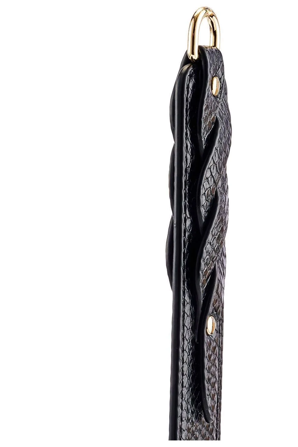 Guilty Pleasure BDSM Phantom Braided Paddle — Vegan Leather Paddle