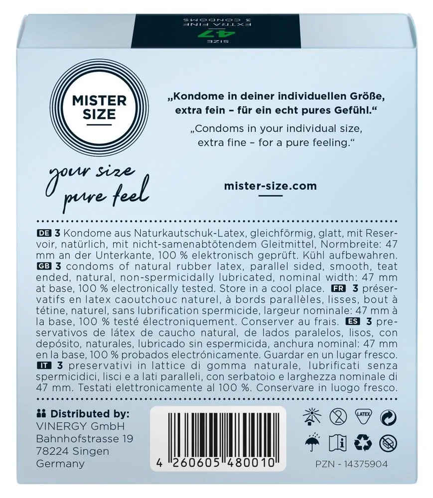 Mister Size 47mm pack of 3 - Image 3