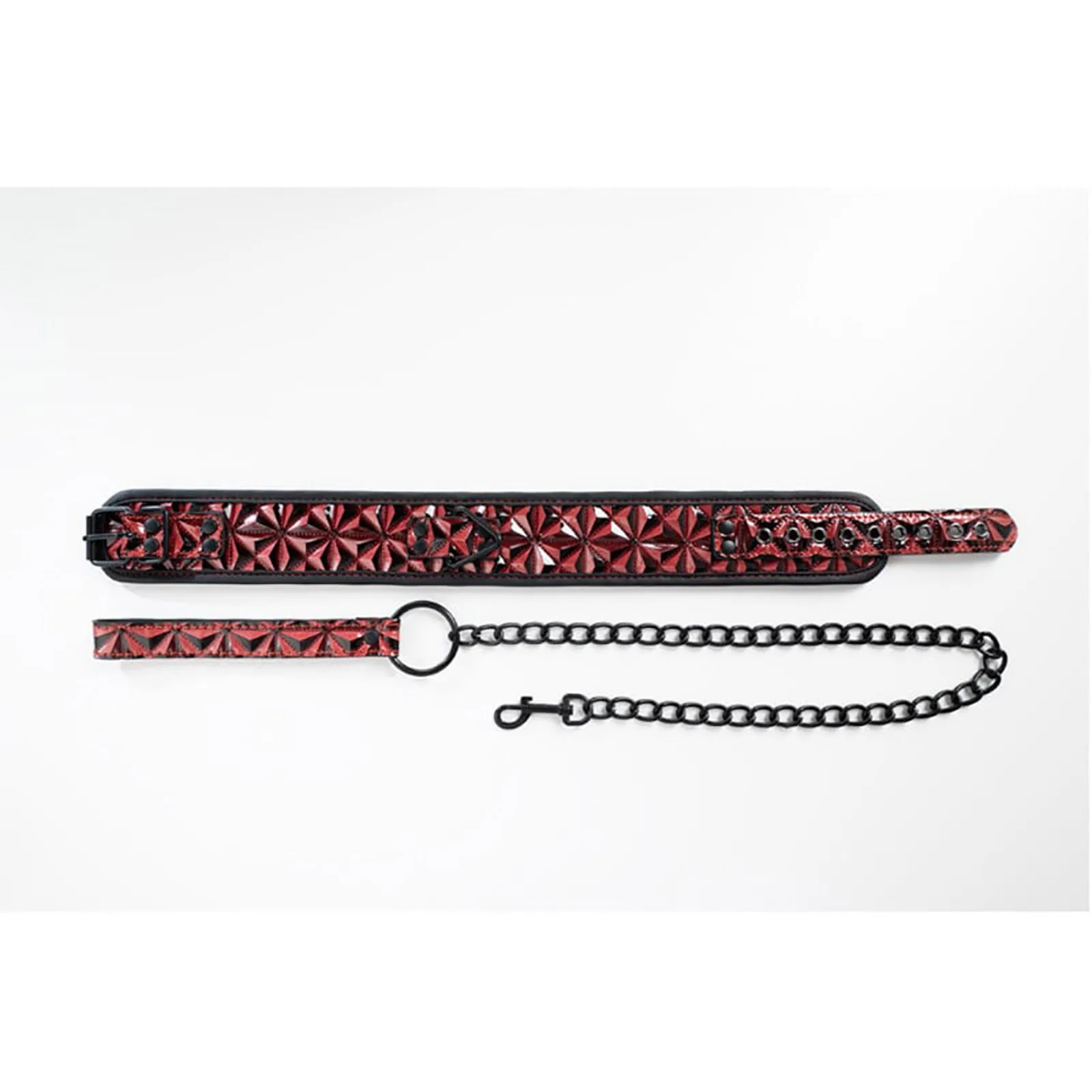 Fantasy Collar with detachable leash, Smooth Finish - Image 3