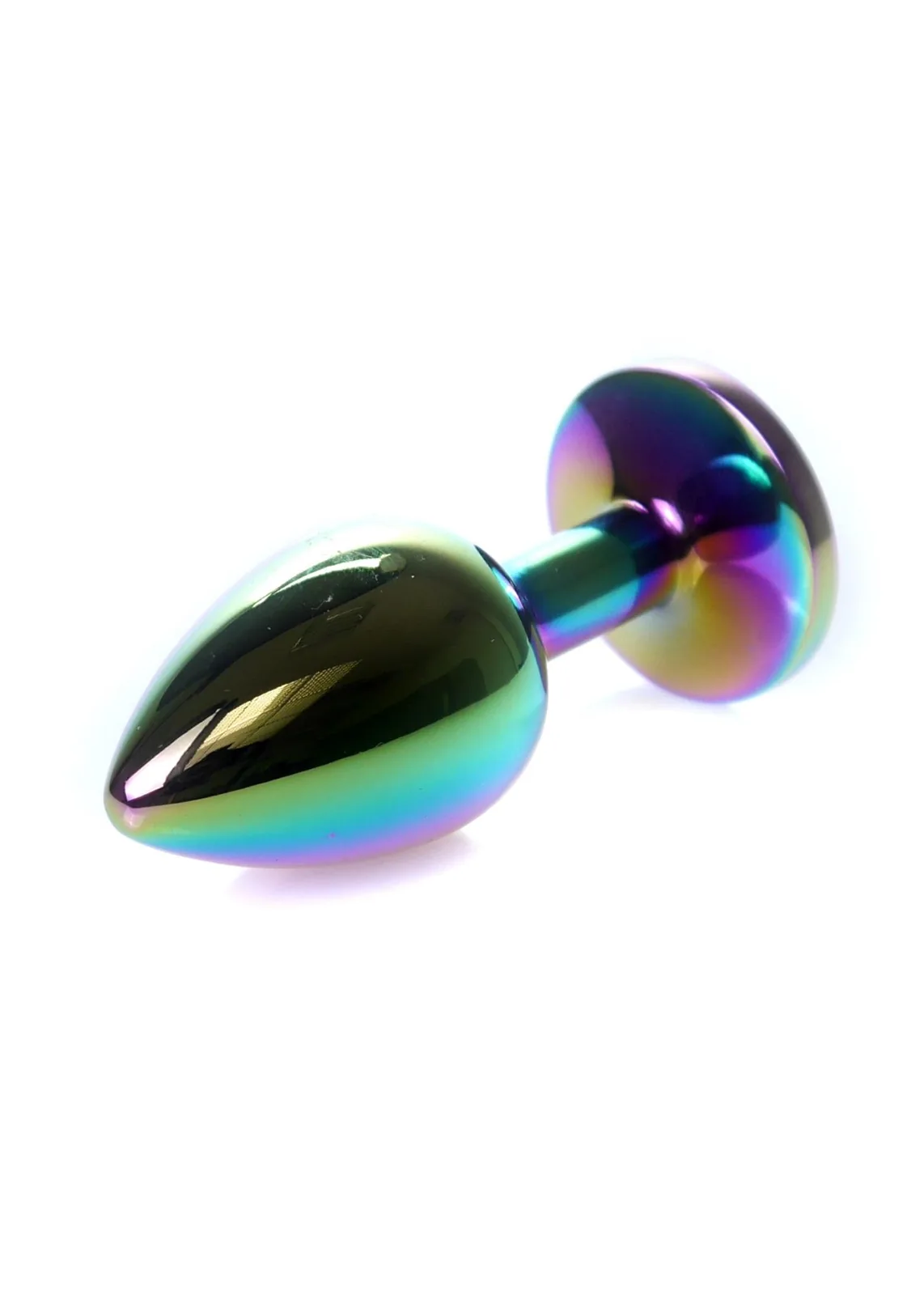 B - Series HeavyFun Plug-Jewellery Multicolour PLUG Clear — Stainless Steel Anal Plug
