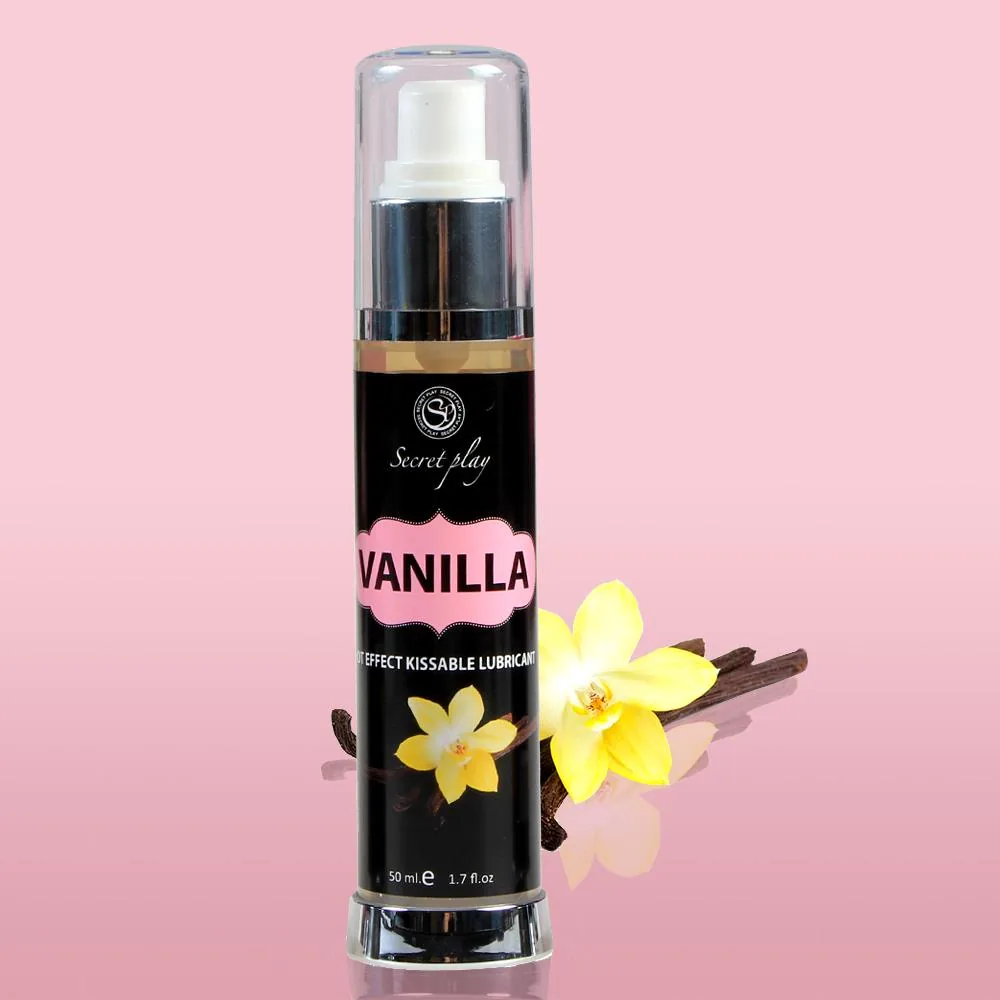 Secret Play Vanilla Hot Effect Kissable Vanilla-Flavored Lubricant, 50 ml