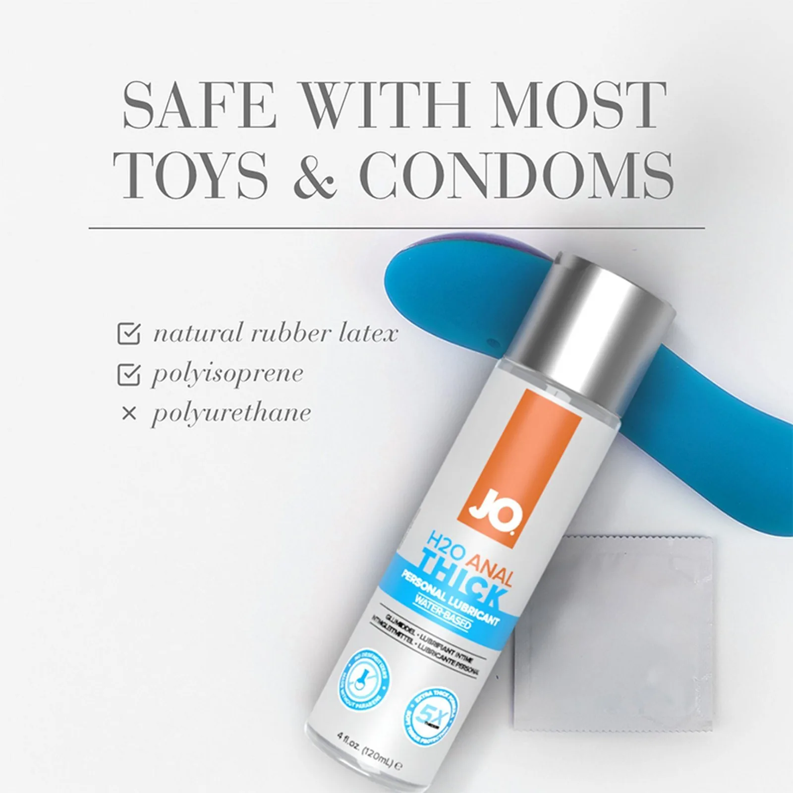 System JO H2O Anal Thick — thick water-based lubricant, 60 ml
