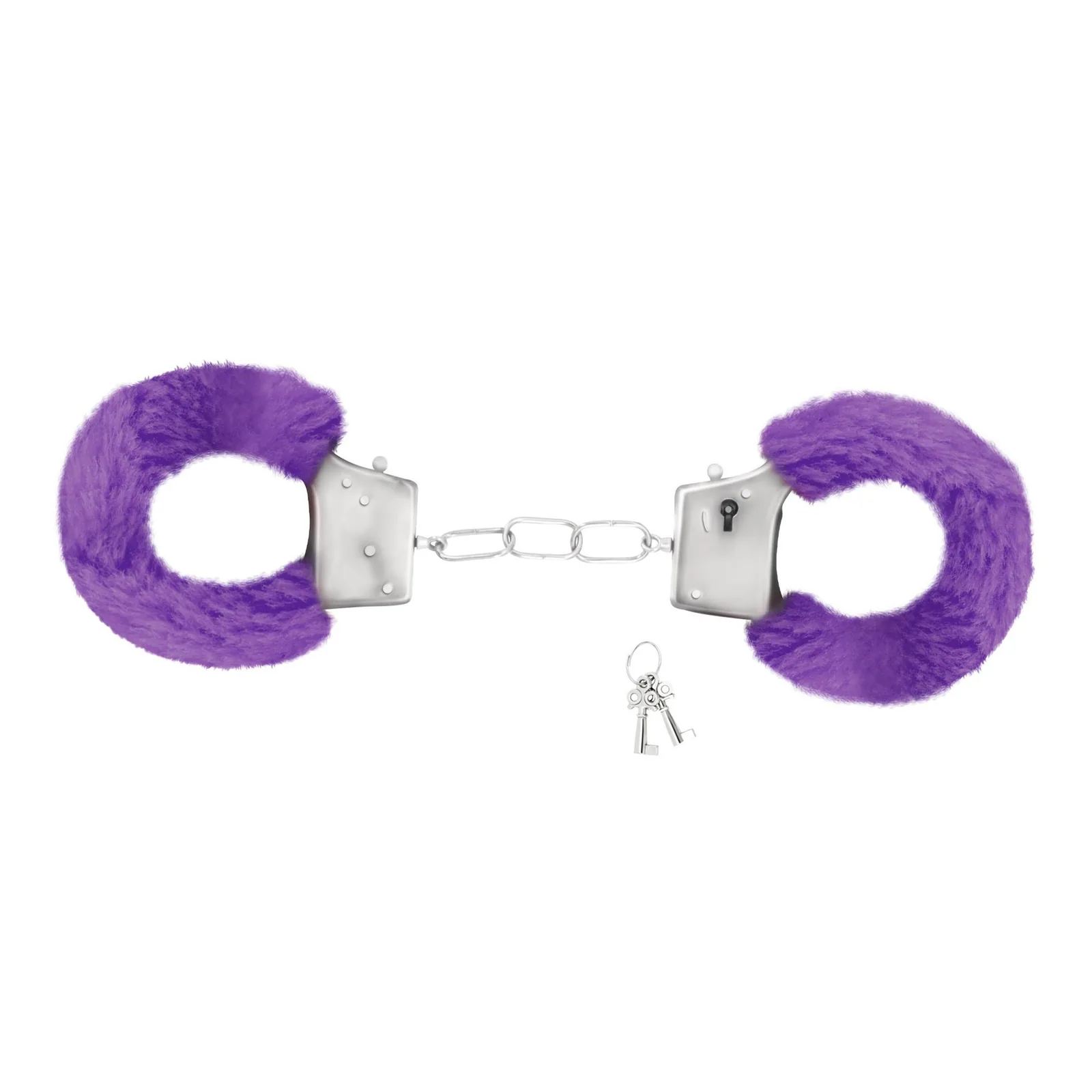 LOVE CUFFS FURRY HANDCUFFS CRUSHIOUS PURPLE - Image 3