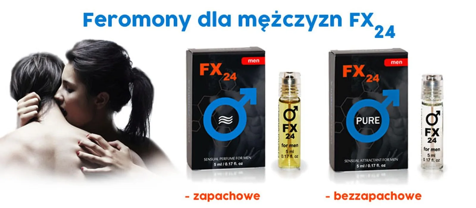Aurora FX24 Men's Pheromones Neutral Roll-On, 5 ml