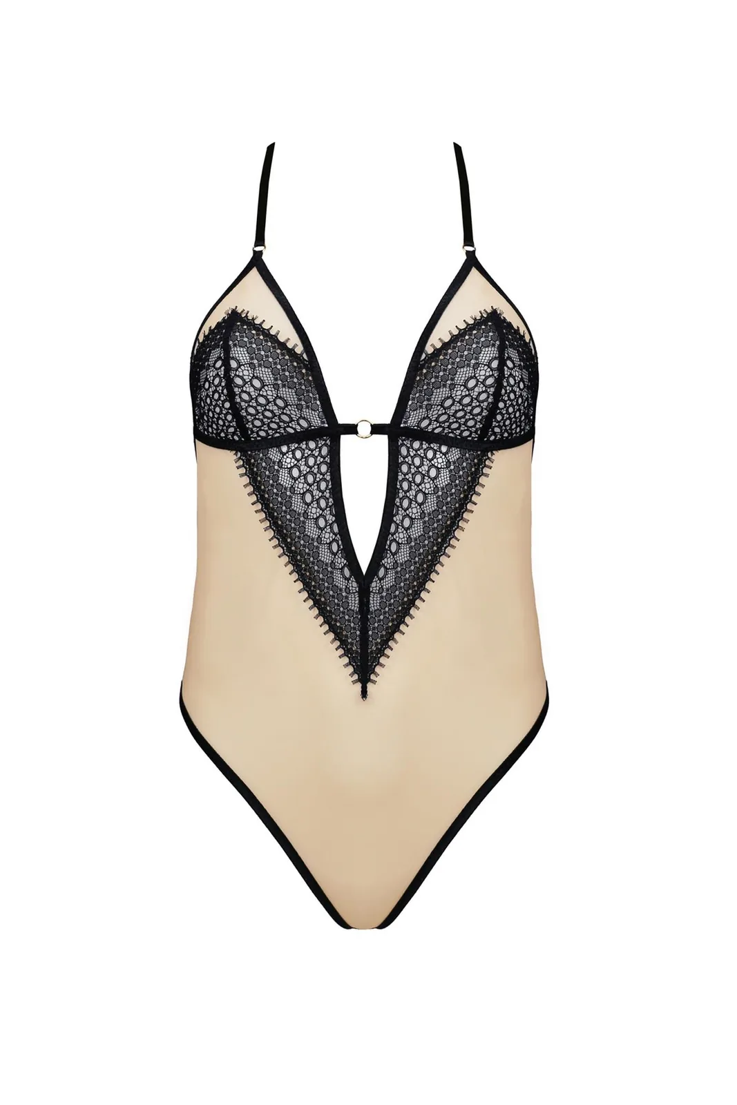 Lingerie-DENERYS BODY beige S/M - Image 4