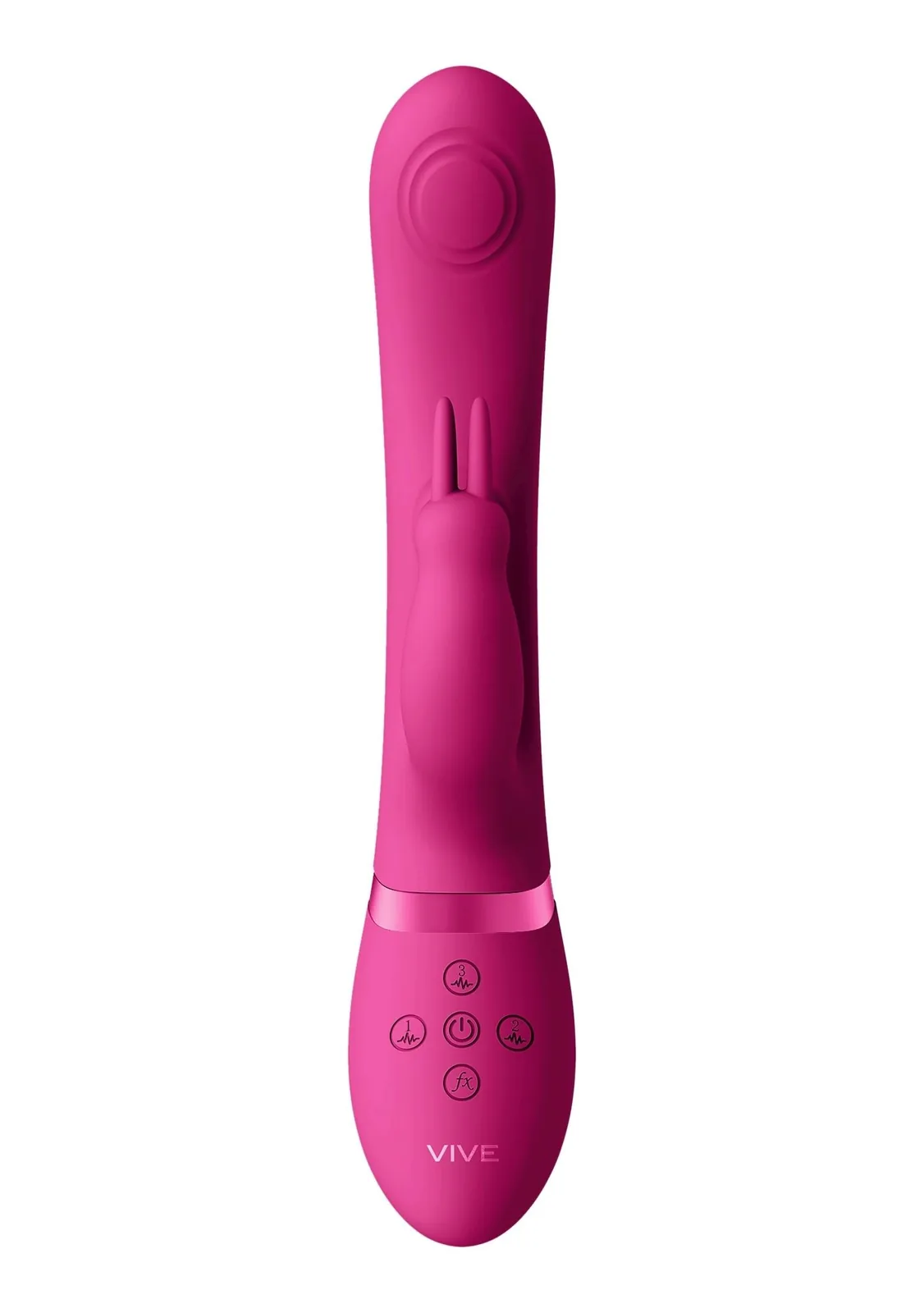 Vive VIVE045 Pulse-Wave Rabbit — G-Spot and Clitoral Vibrator, Pink