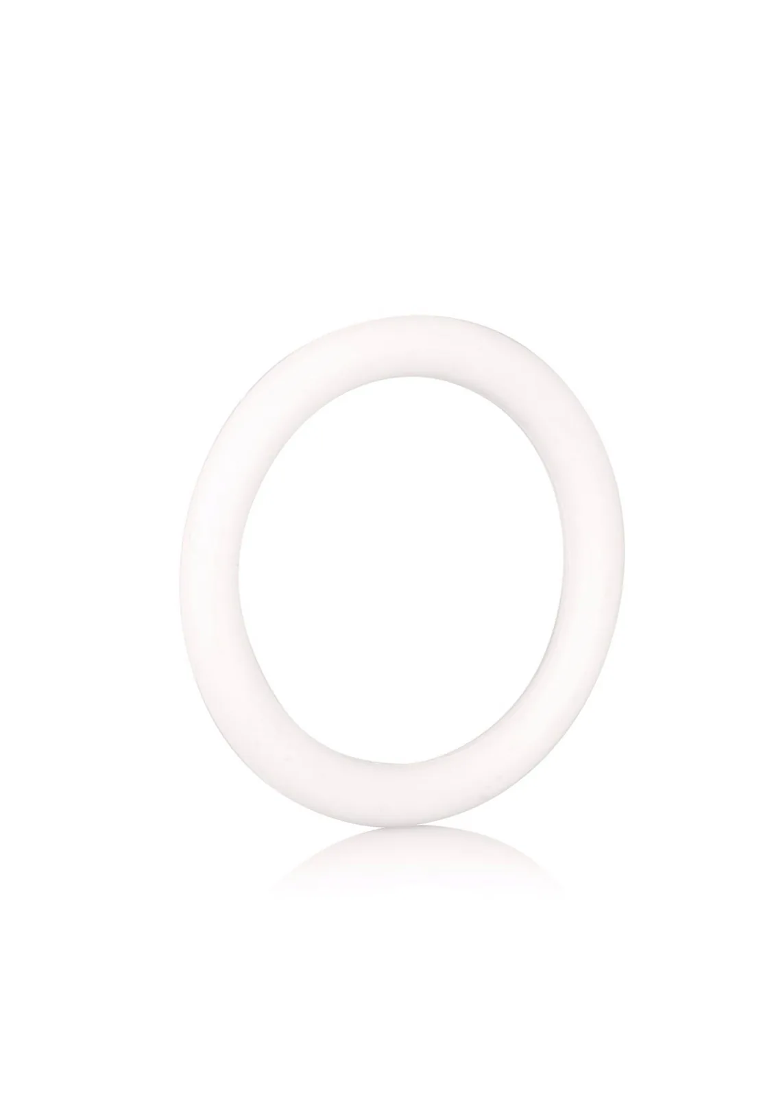 CalExotics Rubber Ring Medium — White Penis Ring